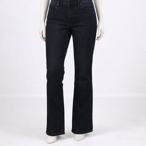 Talbots Simply Flattering Barely Boot Jeans Black Petite 8P Stretch